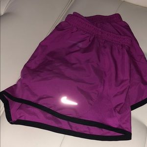 Pink nike shorts